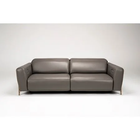 Contemporary Modular Power Reclining Wall Sofa with Power Headrest and USB Port